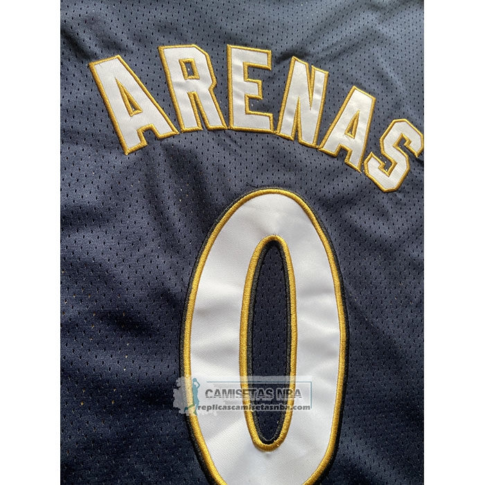 Camiseta Washington Wizards Gilbert Arenas NO 0 Mitchell & Ness 2003-04 Azul